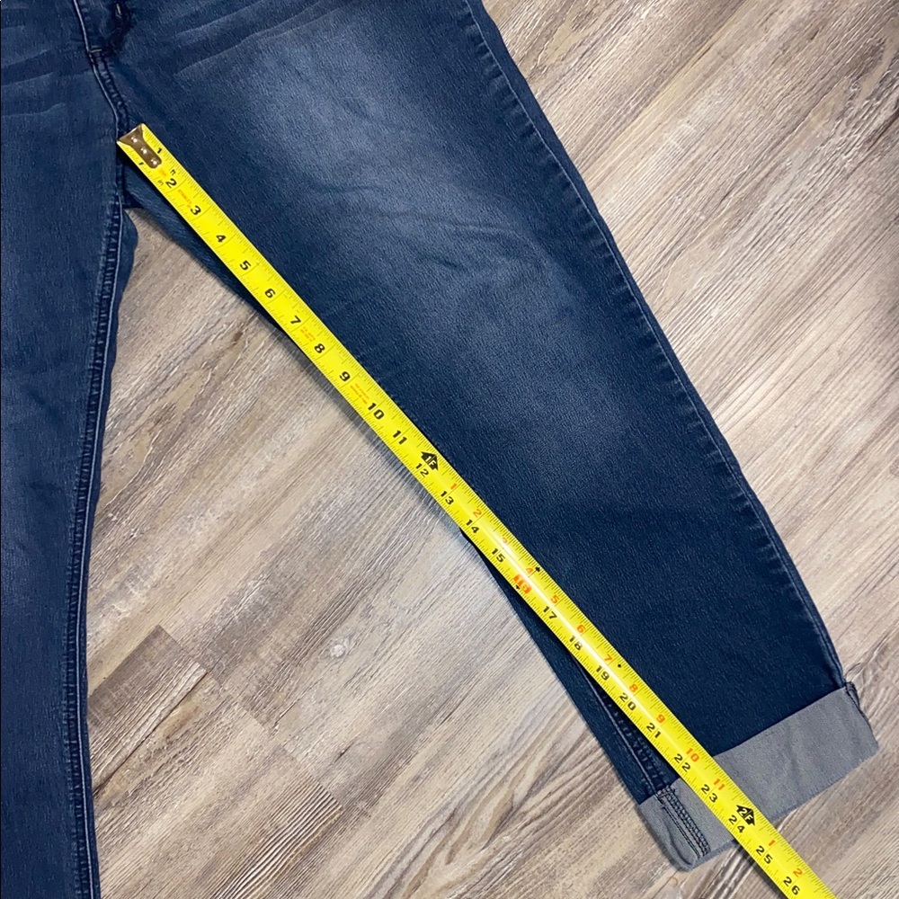 GUC GOGO STAR Cuffed Skinny Stretch Jeans Juniors 15 - Picture 3 of 8